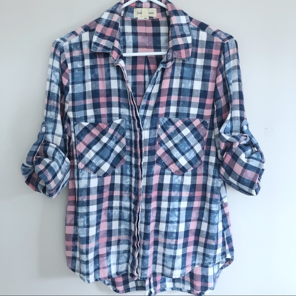 Cloth and Stone Plaid Button Down Shirt - Picture 1 of 4